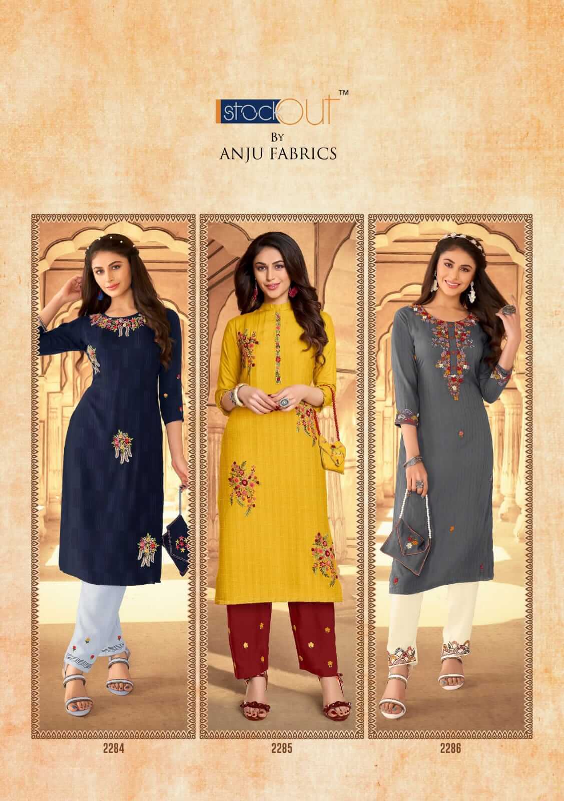 Af Real Touch Vol 2 Kurti With Pant Wholesale Catalog 