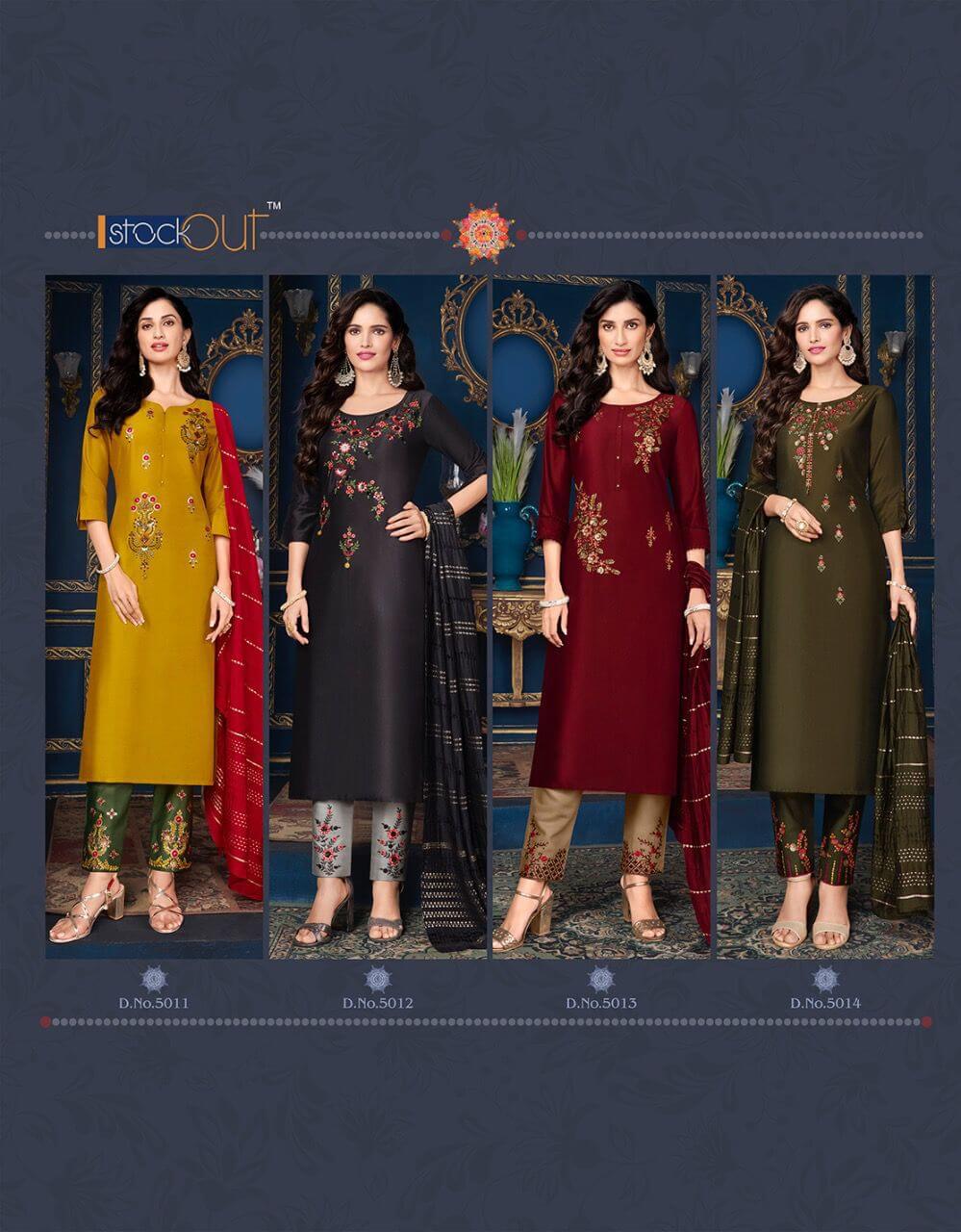 Af Silk Affair Kurti Pant Dupatta Set Wholesale Catalog, Af Silk Affair Kurti Pant Dupatta Set Full Catalog at Wholesale Price Online