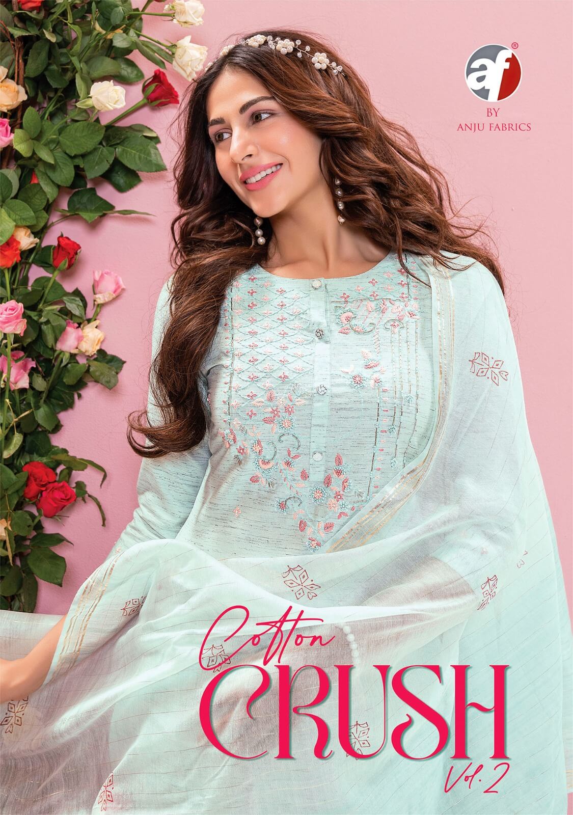 Anju Fabrics Cotton Crush Vol 2 Cotton Readymade Dress Catalog at Wholesale Price