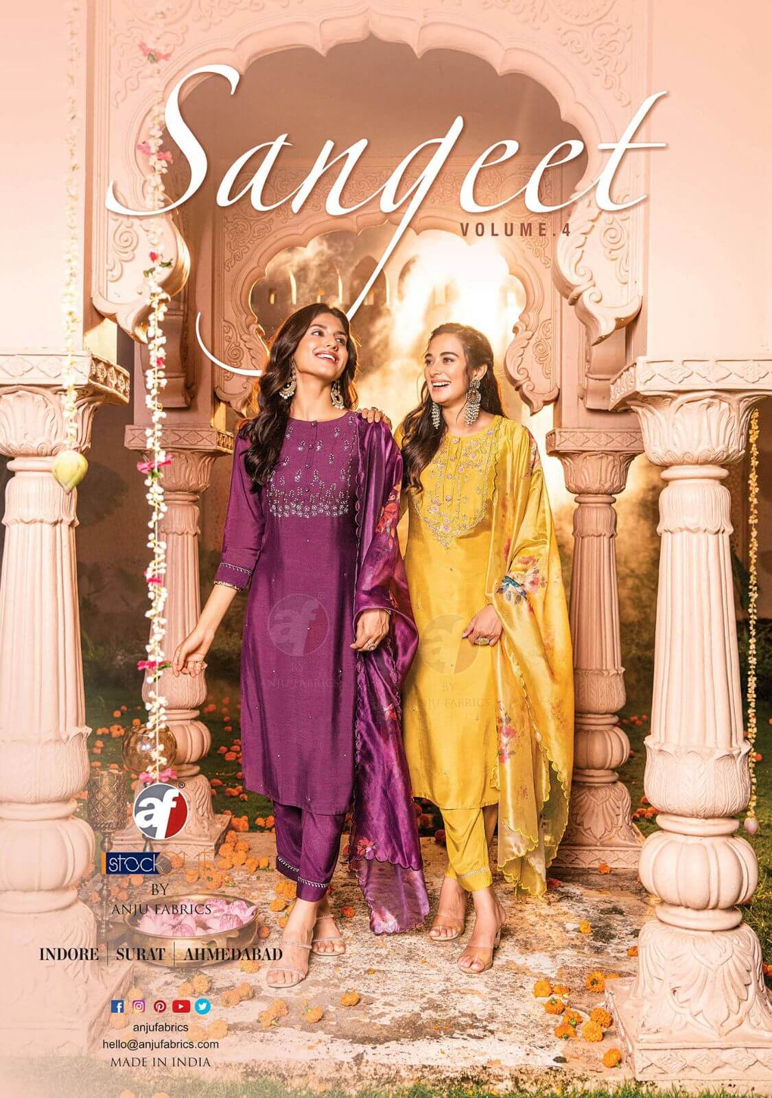 Af Sangeet vol 4 Festive wear Salwar Kameez Catalog in Wholesale Price, Buy Af Sangeet vol 4 Festive wear Salwar Kameez Full Catalog in Wholesale Price