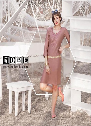 NEW STYLE BEAUTIFUL DESIGNER COTTON STAIN KURTIS