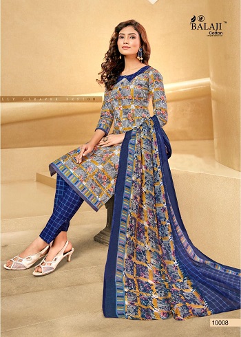 Arnika volume 10 Wholesale Dressmatrials 12 Designs catalog with Chiffon Dupatta in Wholesale Price, Purchase Balaji Dressmaterials in bulk for Ladies Garment Retail Business