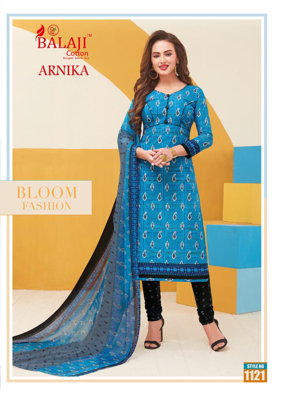 Balaji Cotton Arnika Vol 8 Top Cotton Wbottom Cotton And Chiffon Dupatta Dress Material Catalog