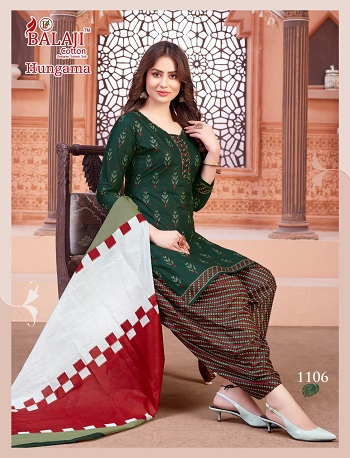 Cotton Printed Low Price Range Dress Materials Wholesale Catalogue Hungama volume 11, Purchase sixteen Pieces unstitched Ladies Dress in Wholesale Price 