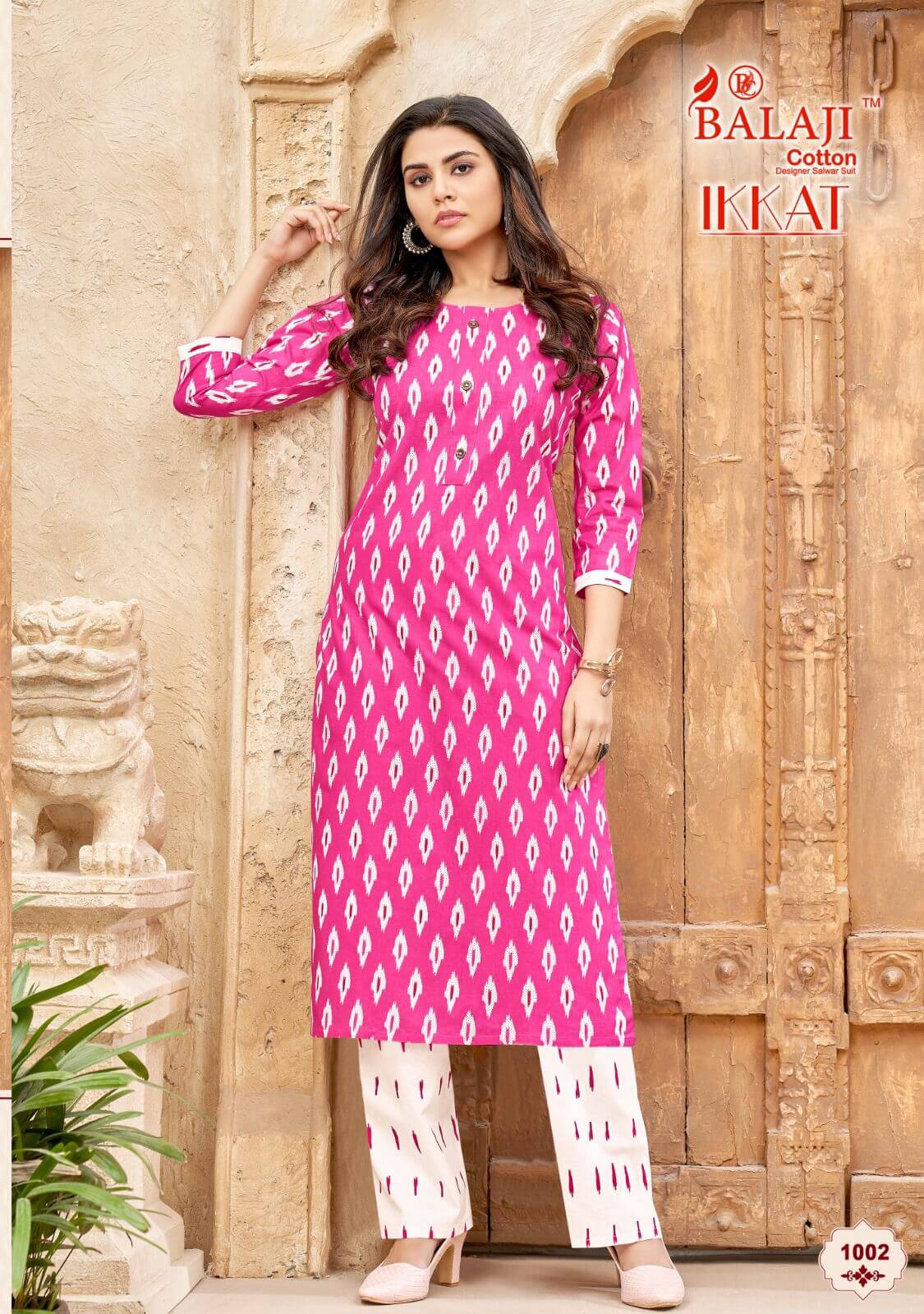 Balaji Cotton Ikkat Kurti with Bottom Catalog in Wholesale Price, Buy Balaji Cotton Ikkat Kurti with Bottom Full Catalog in Wholesale Price Online From Aarvee Creation