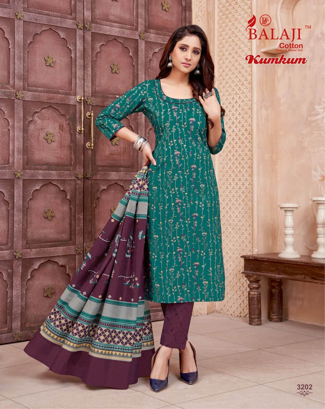 Balaji Cotton Kumkum vol 3 Readymade Dress Catalog in Wholesale Price Online, Buy Balaji Cotton Kumkum vol 3 Readymade Dress Catalog in Wholesale Price Online from Aarvee Creation