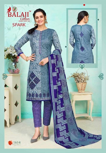 Cotton Print Wholesale Dress Material Catalog Spark vol 16 By Balaji Cotton, Shop Balaji unstitched Dress Catalogues in Bulk Price for Selling