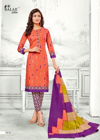 Ikkat Prime Volume 1 Cotton Dress Materials Wholesale Catalogue, Buy Cotton Ikkat Print Dressmaterials in bulk for retail business of Dresses with cotton Dupatta