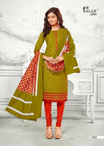 Ikkat Prime Volume 1 Cotton Dress Materials Wholesale Catalogue, Buy Cotton Ikkat Print Dressmaterials in bulk for retail business of Dresses with cotton Dupatta