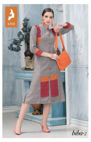 NEW STYLE BEAUTIFUL DESIGNER RAYON DOBBY HEAVY KURTIS