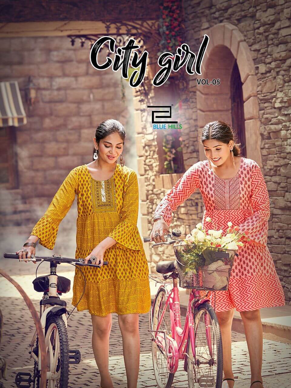 Blue Hills City GirL vol 5 Tunic Kurti Catalog, Buy Blue Hills City GirL vol 5 Tunic Kurtis Full Catalog in Wholesale Price Online From Vadodara, Gujarat