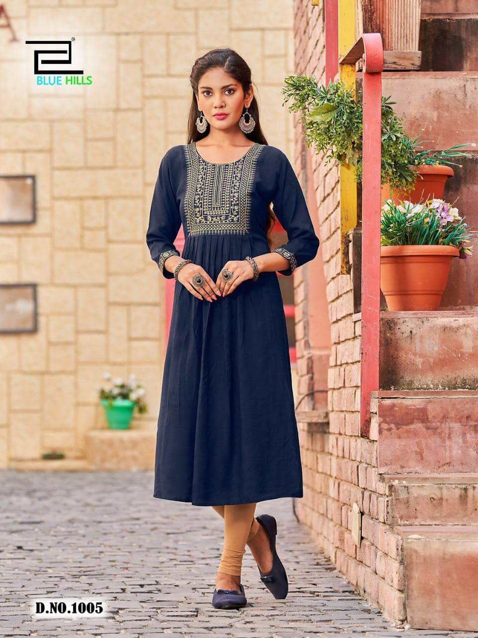 Blue Hills Classic vol 15 Nayra Cut Kurtis Catalog in Wholesale, Buy Blue Hills Classic vol 15 Nayra Cut Kurtis Full Catalog in Wholesale Price Online From Vadodara, Surat, Ahmedabad