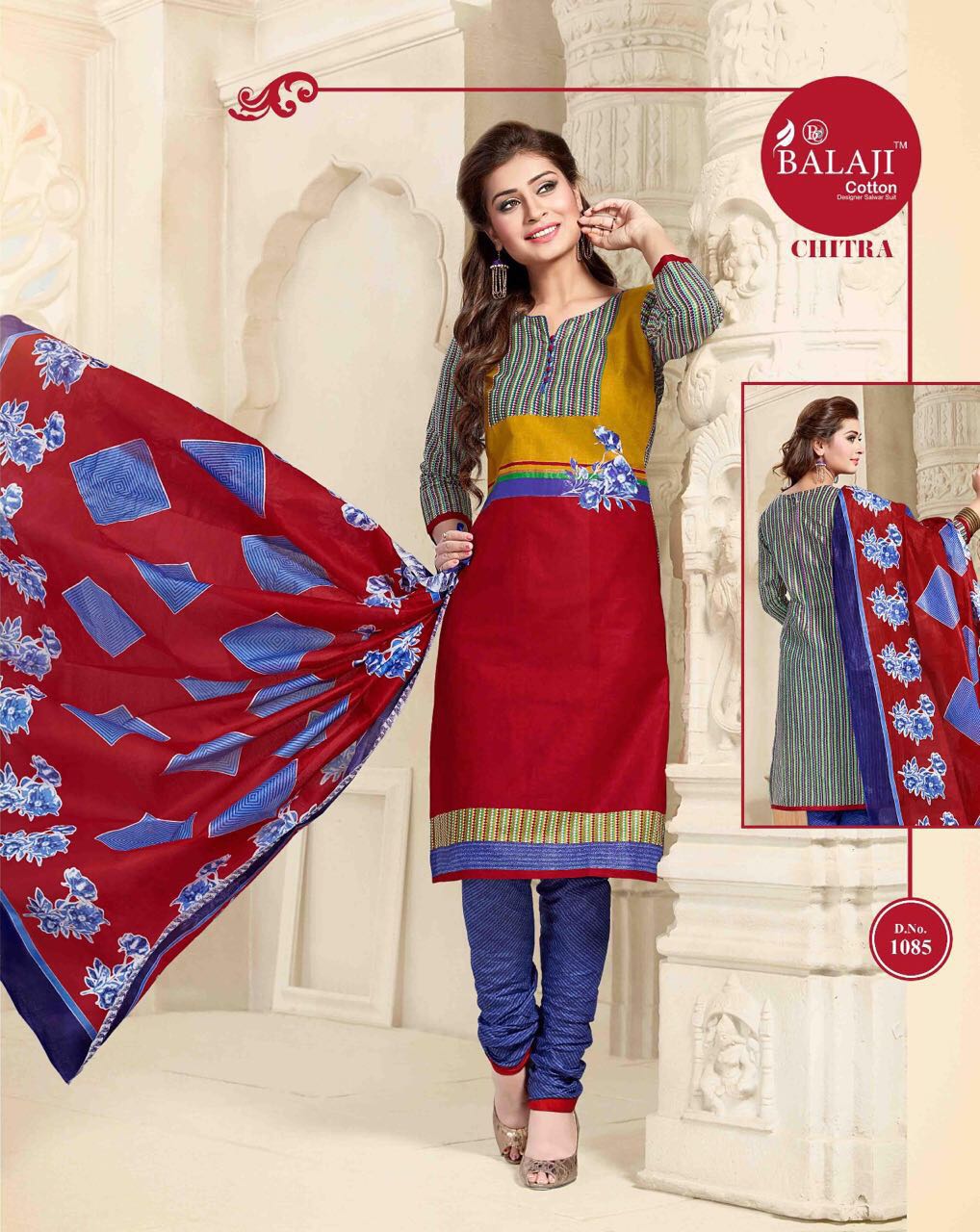 BEAUTIFUL COTTON PRINTED DRESS MATERIAL WITH COTTON DUPATTA