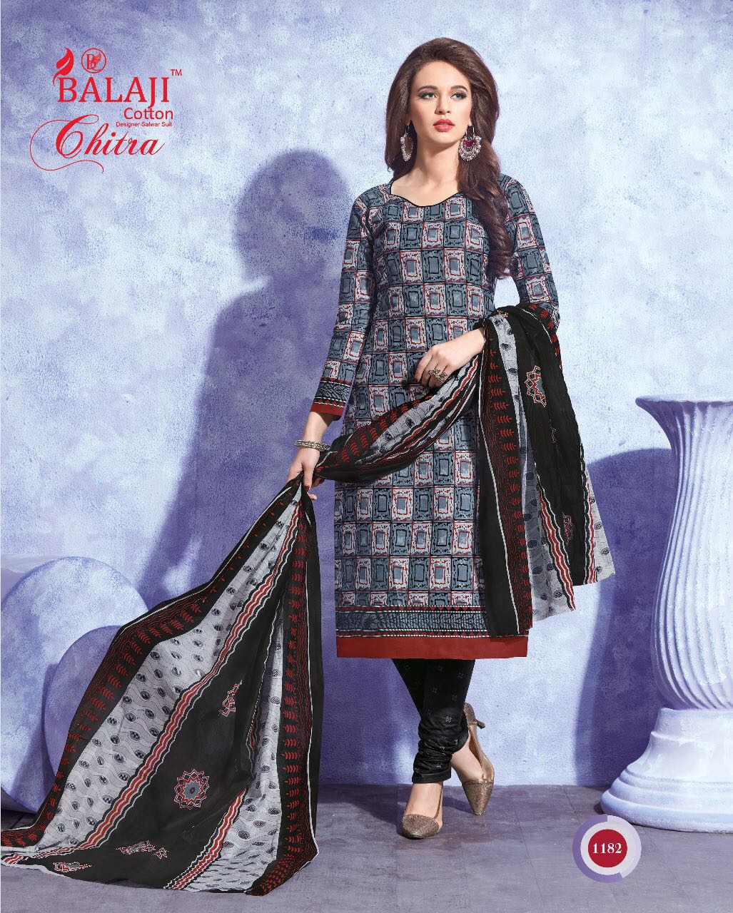 BEAUTIFUL COTTON PRINTED DRESS MATERIAL WITH COTTON DUPATTA