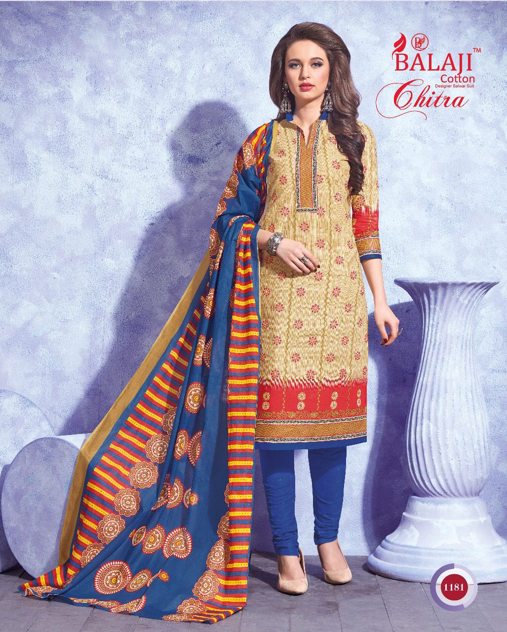 BEAUTIFUL COTTON PRINTED DRESS MATERIAL WITH COTTON DUPATTA