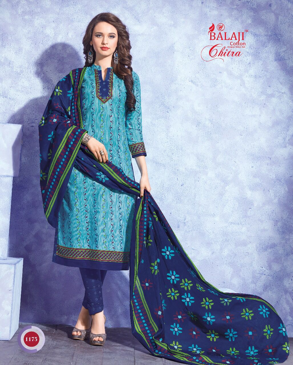 BEAUTIFUL COTTON PRINTED DRESS MATERIAL WITH COTTON DUPATTA