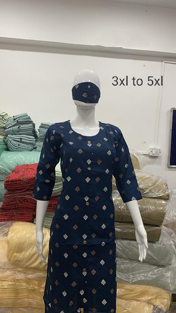 Cotton Flex Big Size Kurtis wholesale bunch, order 3xl 4xl 5xl big size cotton kurtis in wholesale price online for selling






