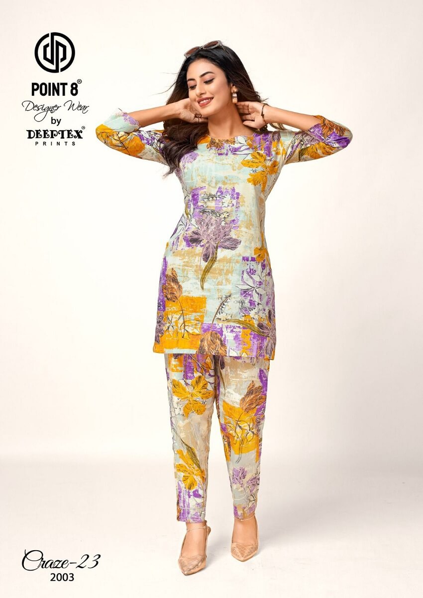 Deeptex Craze vol 2 Co Ord Set Catalog in Wholesale Price