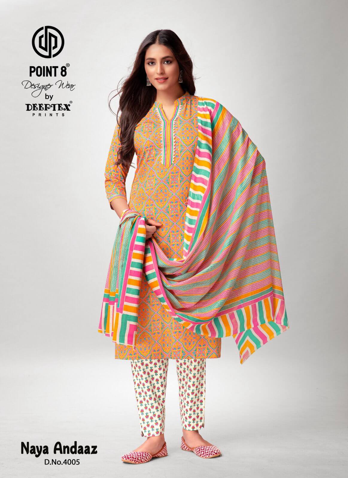 Cotton Printed Top Bottom With Dupatta Fully Stitched