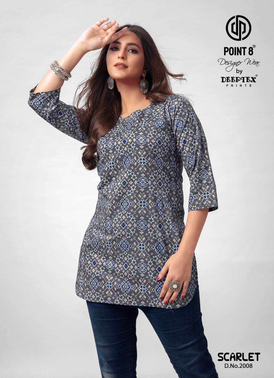 Deeptex Point 8 Scarlet vol 2 Cotton Tops Catalog in Wholesale, Buy Deeptex Point 8 Scarlet vol 2 Cotton Tops Catalog in Wholesale Price Online