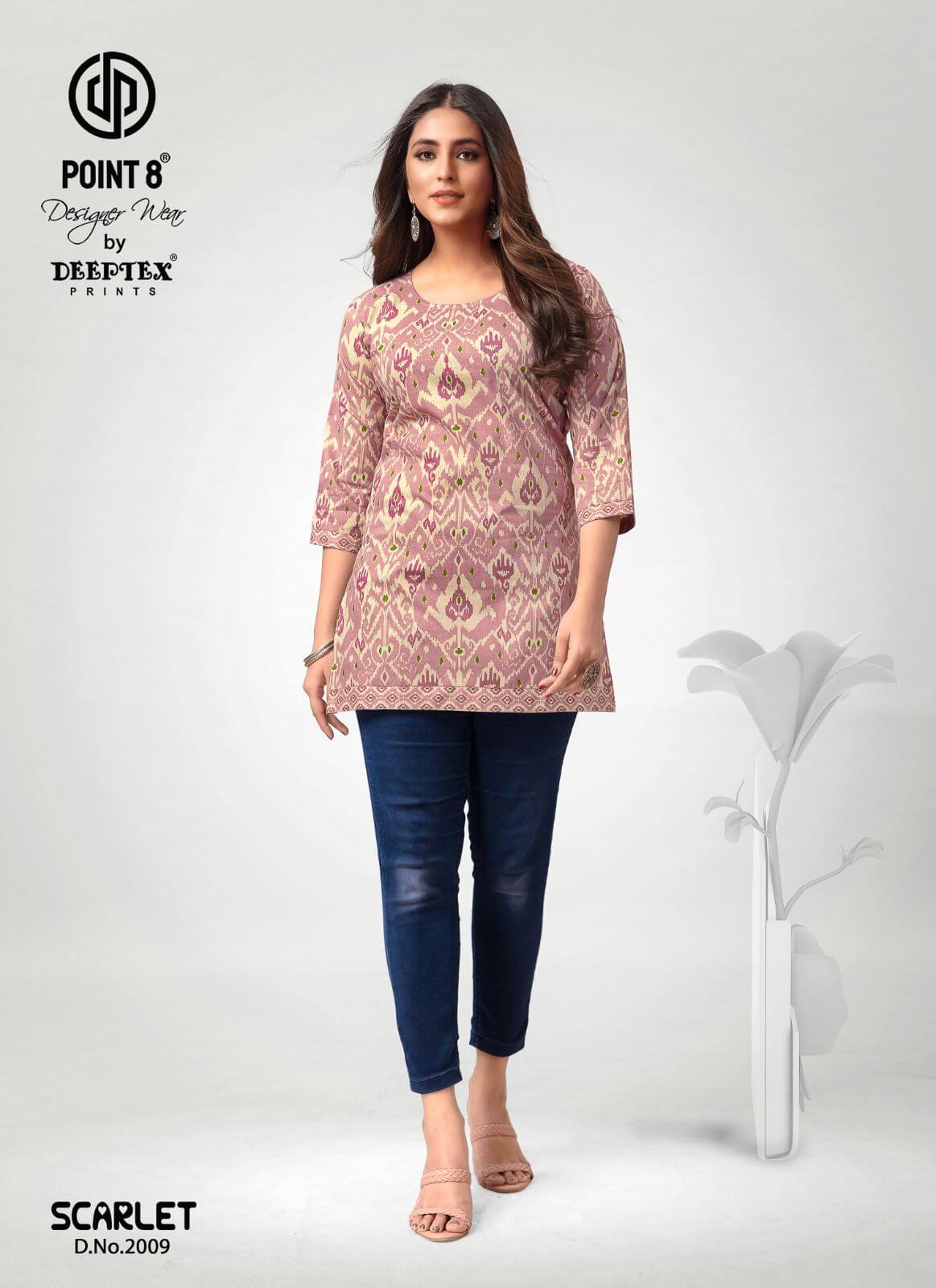 Deeptex Point 8 Scarlet vol 2 Cotton Tops Catalog in Wholesale, Buy Deeptex Point 8 Scarlet vol 2 Cotton Tops Catalog in Wholesale Price Online