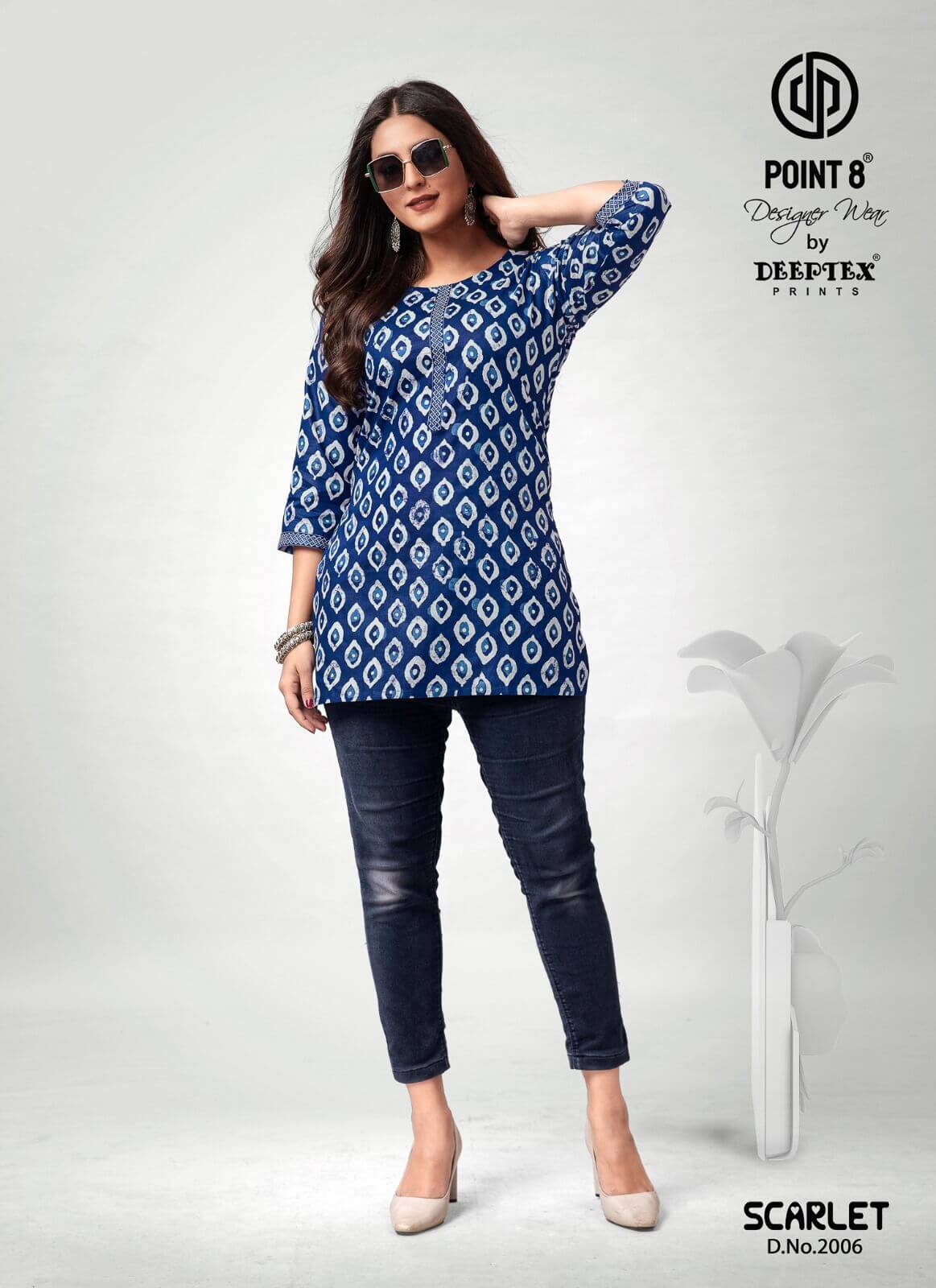 Deeptex Point 8 Scarlet vol 2 Cotton Tops Catalog in Wholesale, Buy Deeptex Point 8 Scarlet vol 2 Cotton Tops Catalog in Wholesale Price Online