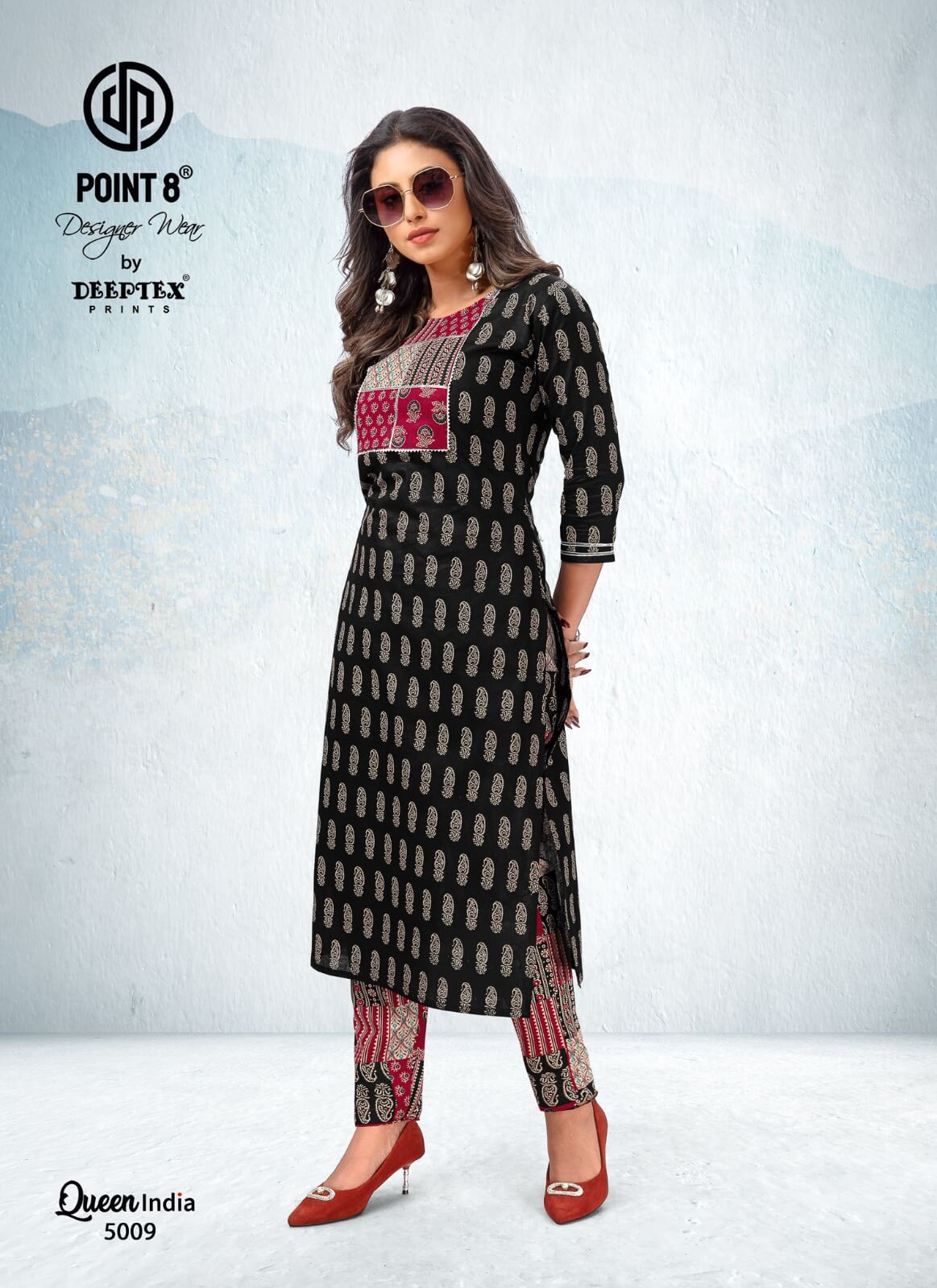 Deeptex Queen India vol 5 Kurti with Pant Catalog in Wholesale, Buy Deeptex Queen India vol 5 Kurti with Pant Full Catalog in Wholesale Price Online From Aarvee Creation