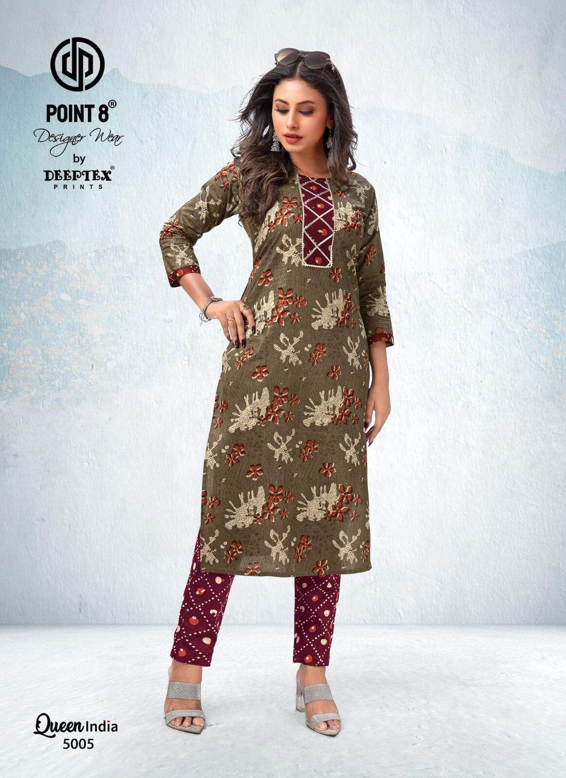 Deeptex Queen India vol 5 Kurti with Pant Catalog in Wholesale, Buy Deeptex Queen India vol 5 Kurti with Pant Full Catalog in Wholesale Price Online From Aarvee Creation