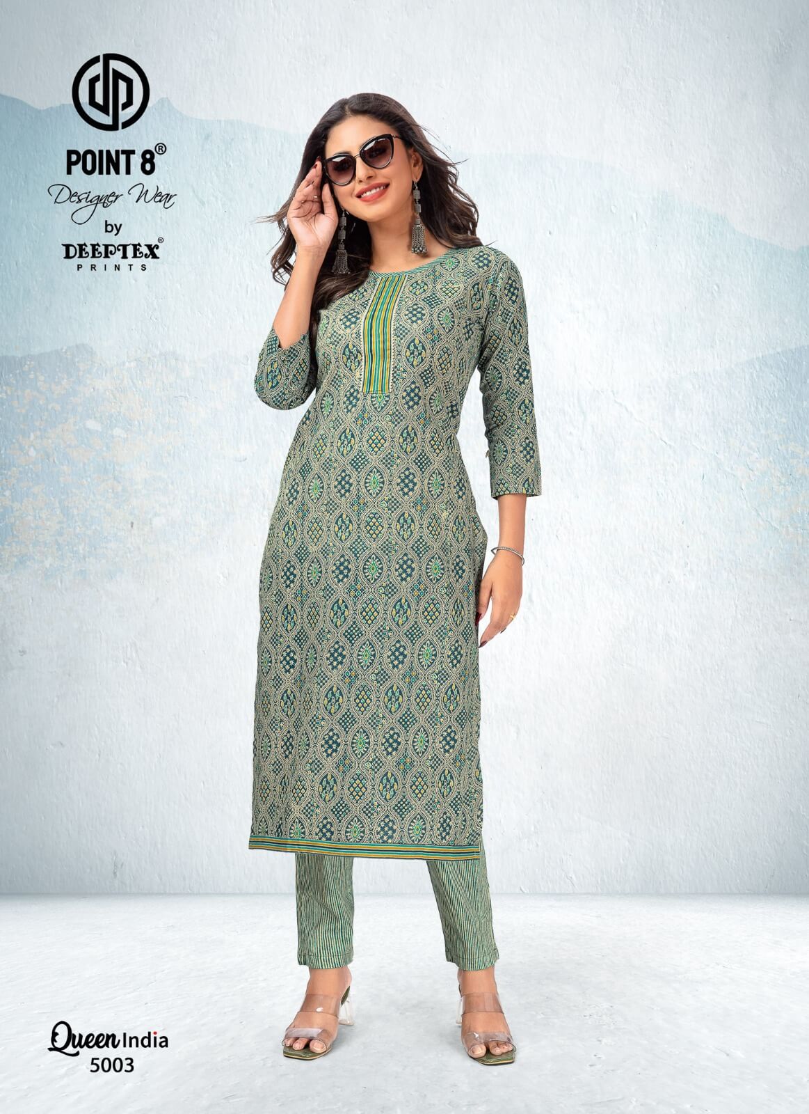 Deeptex Queen India vol 5 Kurti with Pant Catalog in Wholesale, Buy Deeptex Queen India vol 5 Kurti with Pant Full Catalog in Wholesale Price Online From Aarvee Creation