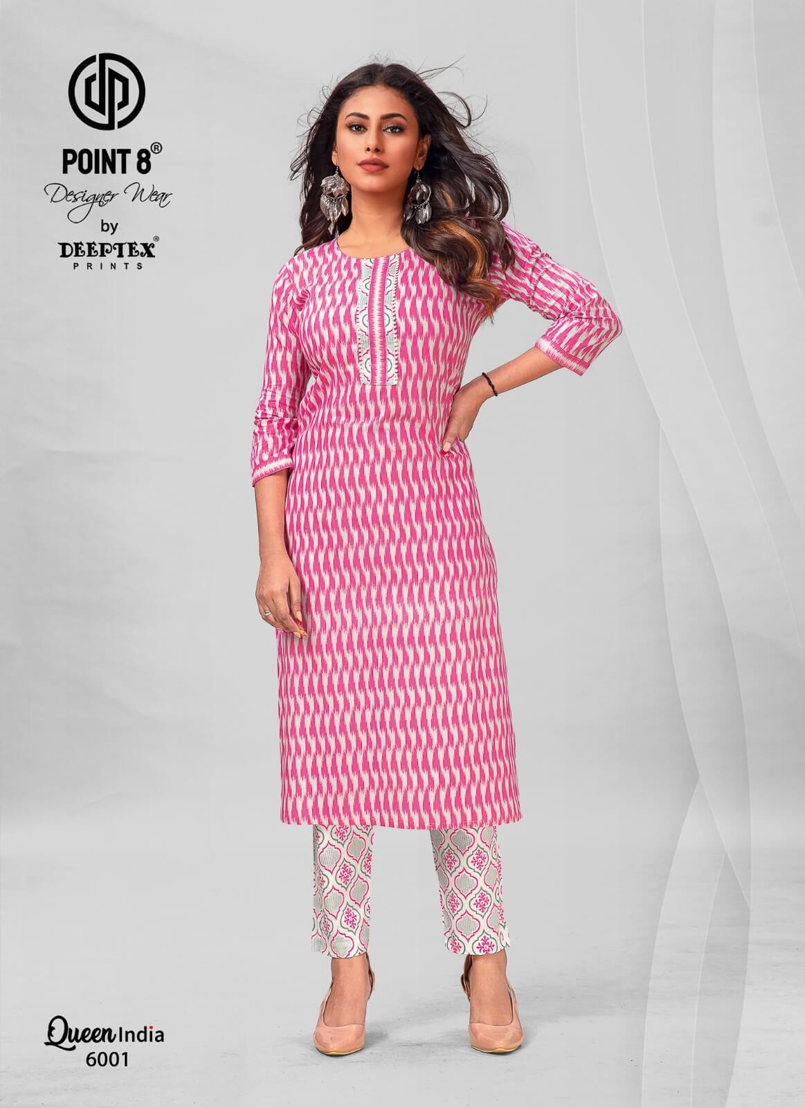 Deeptex Queen India vol 6 Kurti with Pant Catalog in Wholesale, Buy Deeptex Queen India vol 6 Kurti with Pant Full Catalog in Wholesale Price Online From Aarvee Creation