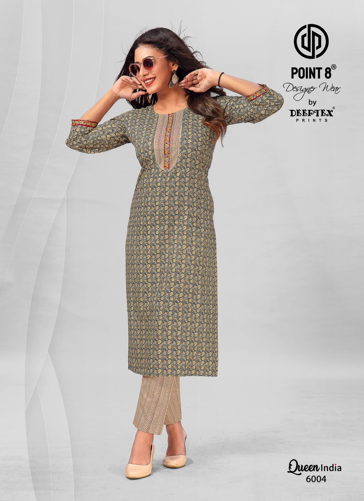 Deeptex Queen India vol 6 Kurti with Pant Catalog in Wholesale, Buy Deeptex Queen India vol 6 Kurti with Pant Full Catalog in Wholesale Price Online From Aarvee Creation