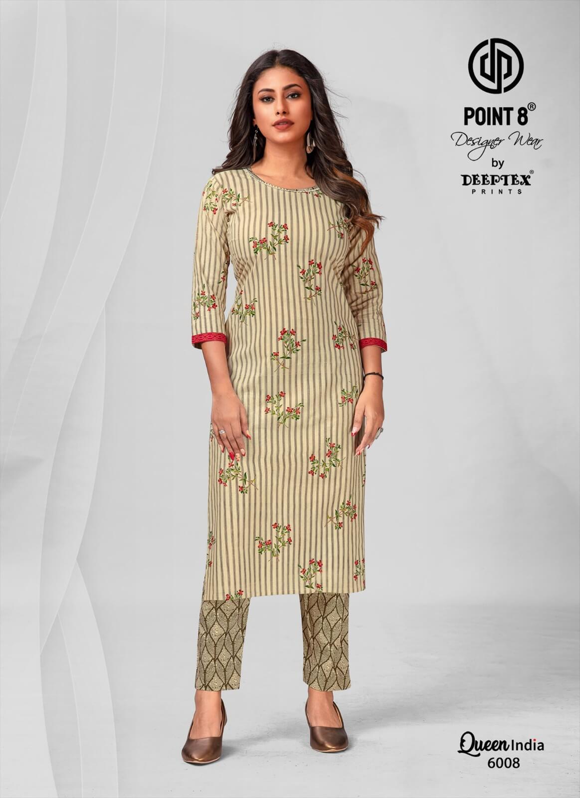 Deeptex Queen India vol 6 Kurti with Pant Catalog in Wholesale, Buy Deeptex Queen India vol 6 Kurti with Pant Full Catalog in Wholesale Price Online From Aarvee Creation