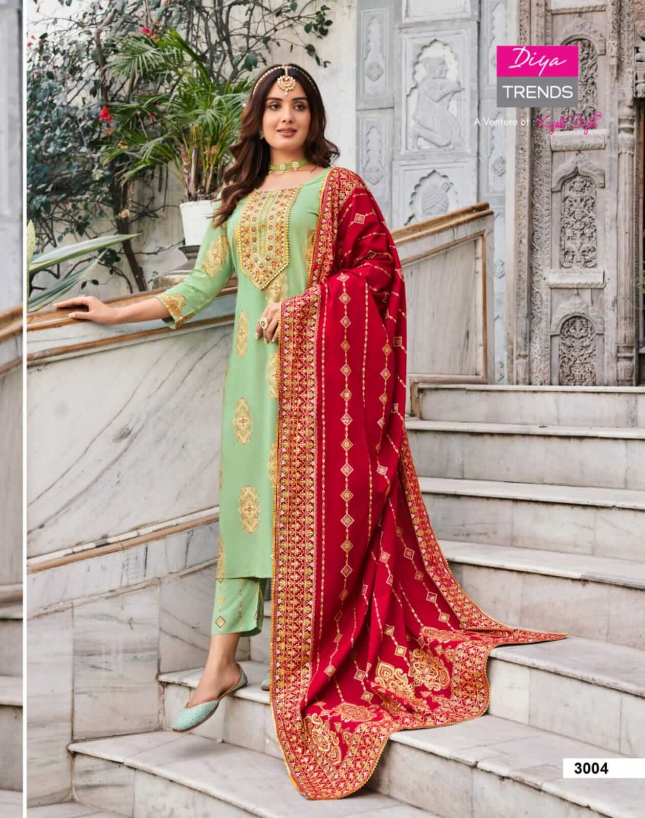 Diya Trends Alveera vol 3 Top Bottom Dupatta Catalog in Wholesale Price, Buy Diya Trends Alveera vol 3 Top Bottom Dupatta Catalog in Wholesale Price Online From Aarvee Creation