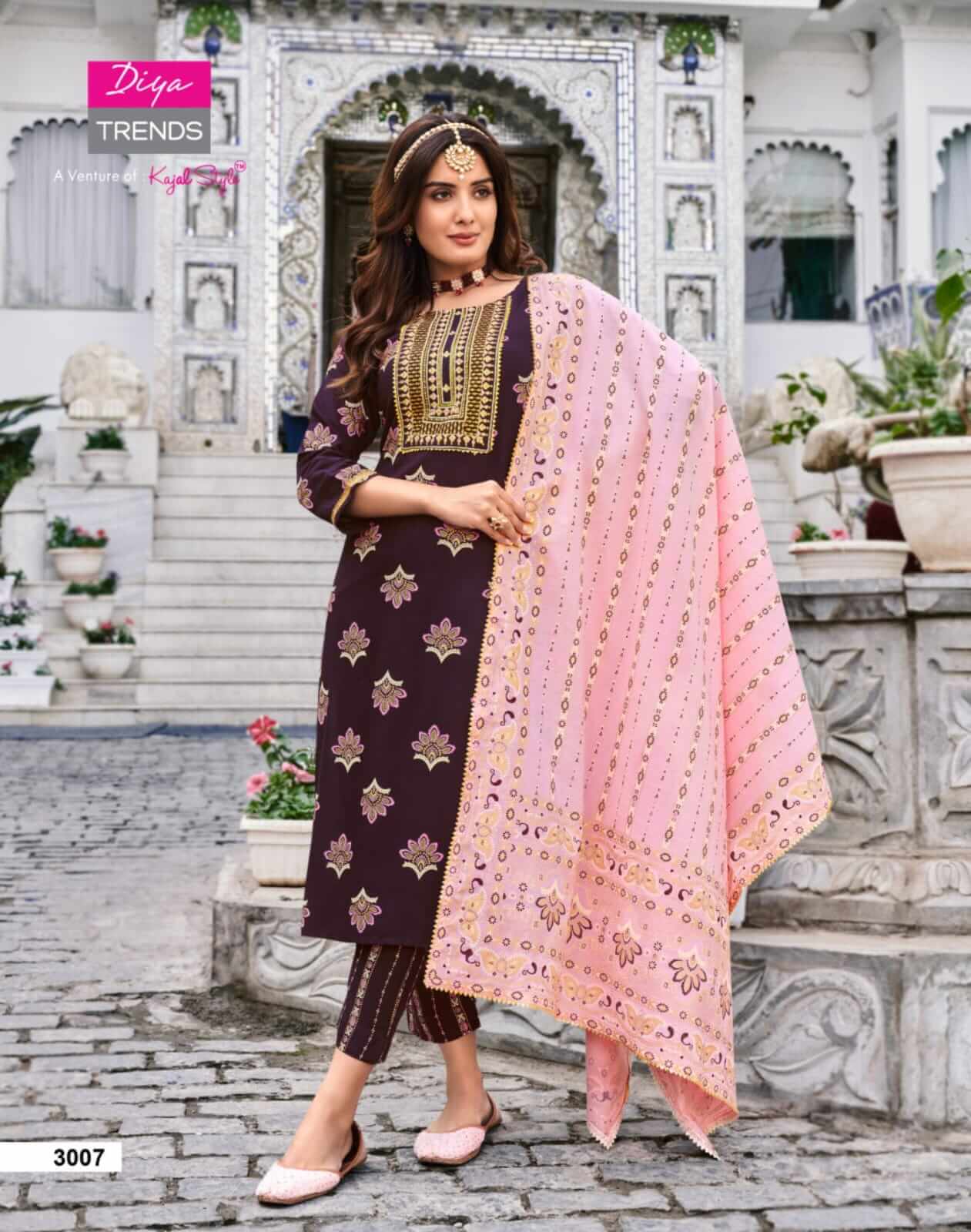 Diya Trends Alveera vol 3 Top Bottom Dupatta Catalog in Wholesale Price, Buy Diya Trends Alveera vol 3 Top Bottom Dupatta Catalog in Wholesale Price Online From Aarvee Creation