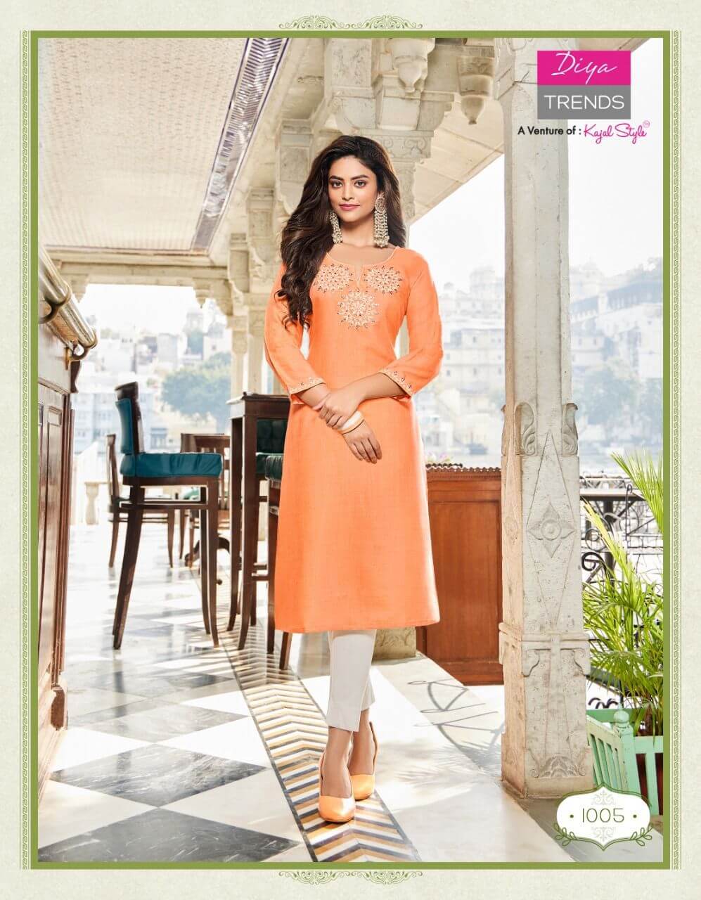 Diya Trends Captan Cool vol 1 Kurtis Catalog in Wholesale, Buy Diya Trends Captan Cool vol 1 Kurtis Full Catalog in Wholesale Price Online From Vadodara, Gujarat