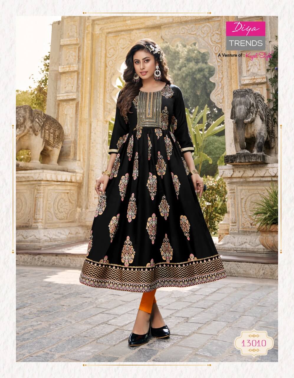 Diya Trends Ethnicity vol 13 Nyra Cut Kurti Catalog in Wholesale, Buy Diya Trends Ethnicity vol 13 Nyra Cut Kurti Full Catalog in Wholesale Price Online From Vadodara, Surat, Gujarat