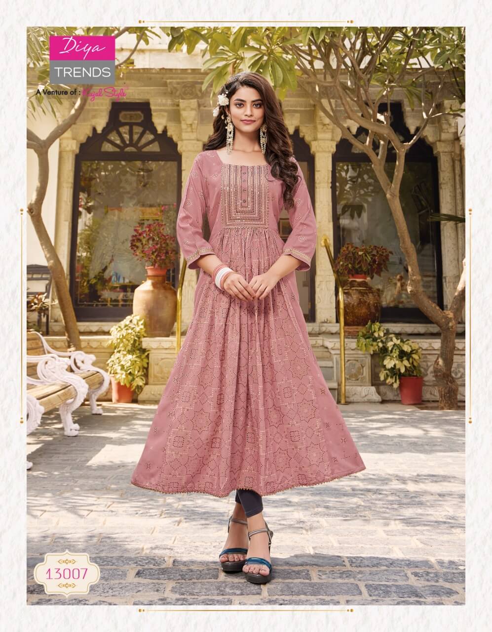 Diya Trends Ethnicity vol 13 Nyra Cut Kurti Catalog in Wholesale, Buy Diya Trends Ethnicity vol 13 Nyra Cut Kurti Full Catalog in Wholesale Price Online From Vadodara, Surat, Gujarat