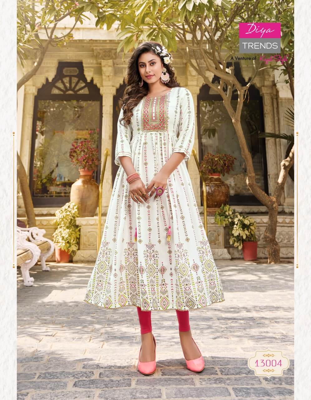 Diya Trends Ethnicity vol 13 Nyra Cut Kurti Catalog in Wholesale, Buy Diya Trends Ethnicity vol 13 Nyra Cut Kurti Full Catalog in Wholesale Price Online From Vadodara, Surat, Gujarat