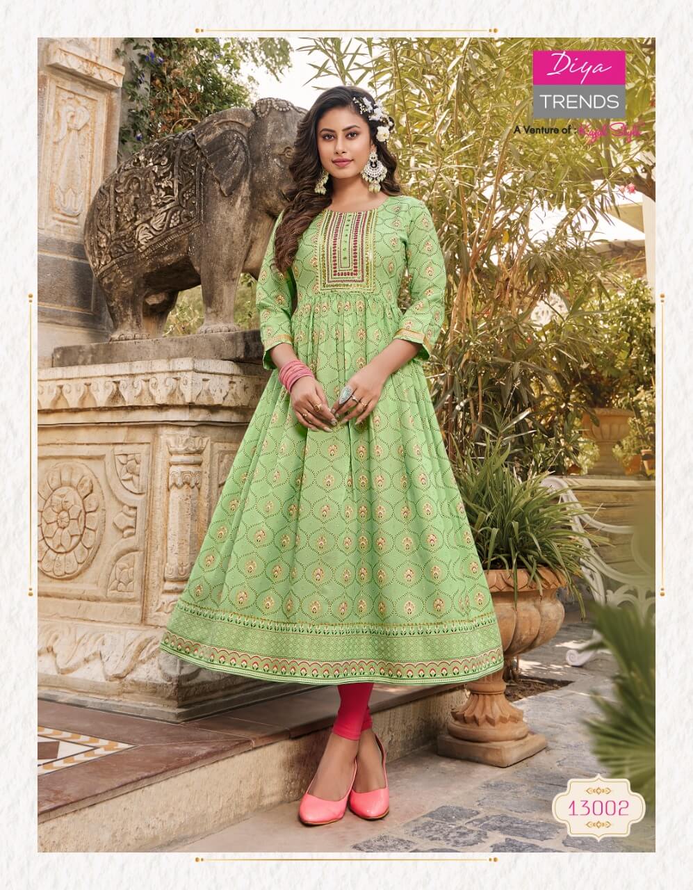 Diya Trends Ethnicity vol 13 Nyra Cut Kurti Catalog in Wholesale, Buy Diya Trends Ethnicity vol 13 Nyra Cut Kurti Full Catalog in Wholesale Price Online From Vadodara, Surat, Gujarat