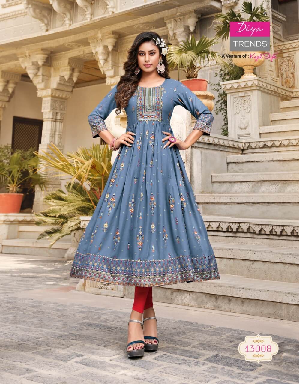 Diya Trends Ethnicity vol 13 Nyra Cut Kurti Catalog in Wholesale, Buy Diya Trends Ethnicity vol 13 Nyra Cut Kurti Full Catalog in Wholesale Price Online From Vadodara, Surat, Gujarat