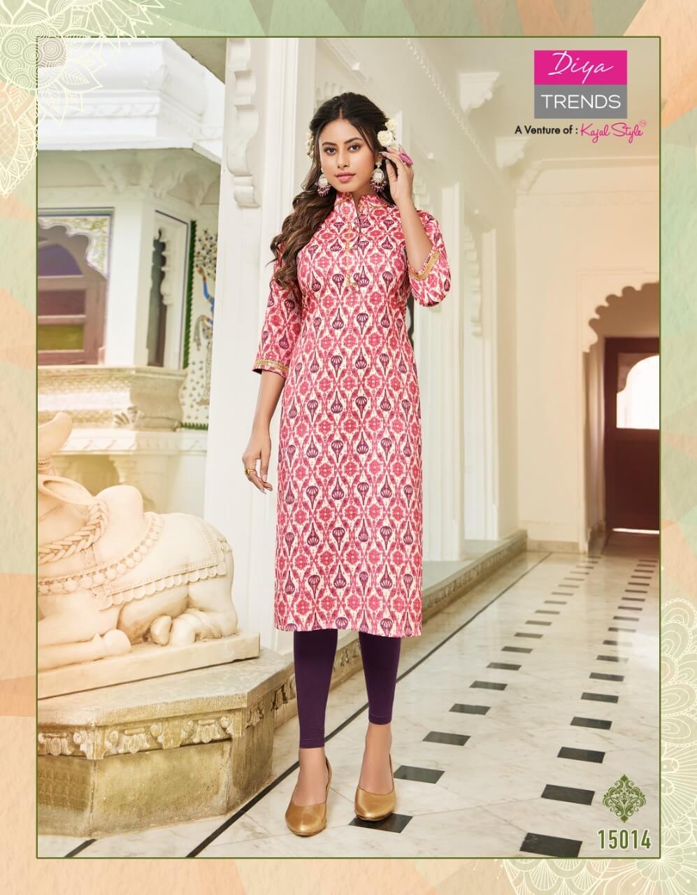 Diya Trends Gardencity vol 15 Rayon Kurtis Catalog in Wholesale, Buy Diya Trends Gardencity vol 15 Rayon Kurtis Catalogs in bulk and Wholesale rate Online From Aarvee Creation