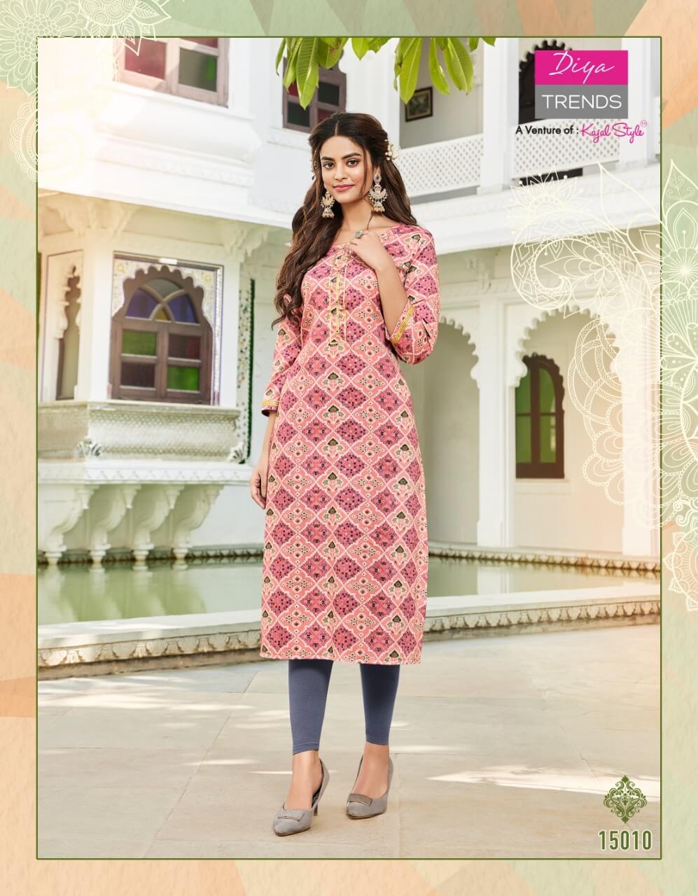 Diya Trends Gardencity vol 15 Rayon Kurtis Catalog in Wholesale, Buy Diya Trends Gardencity vol 15 Rayon Kurtis Catalogs in bulk and Wholesale rate Online From Aarvee Creation