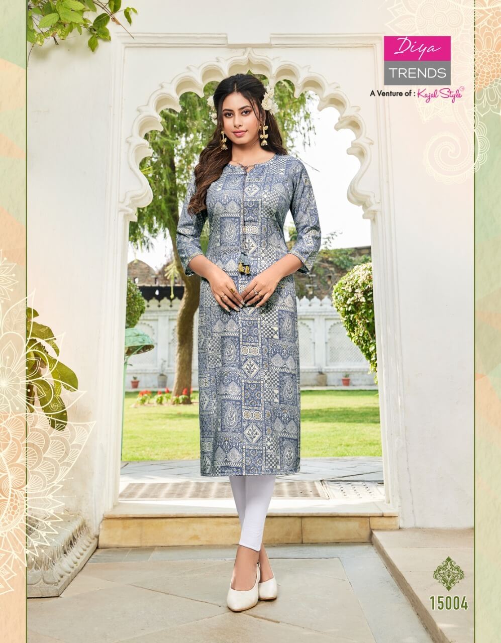 Diya Trends Gardencity vol 15 Rayon Kurtis Catalog in Wholesale, Buy Diya Trends Gardencity vol 15 Rayon Kurtis Catalogs in bulk and Wholesale rate Online From Aarvee Creation