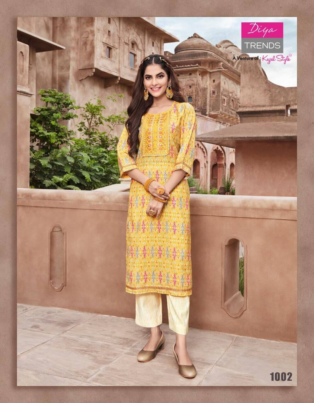 Diya Trends Goldy vol 1 Top Bottom Catalog in Wholesale, Buy Full Catalog of Diya Trends Goldy vol 1 at wholesale Price