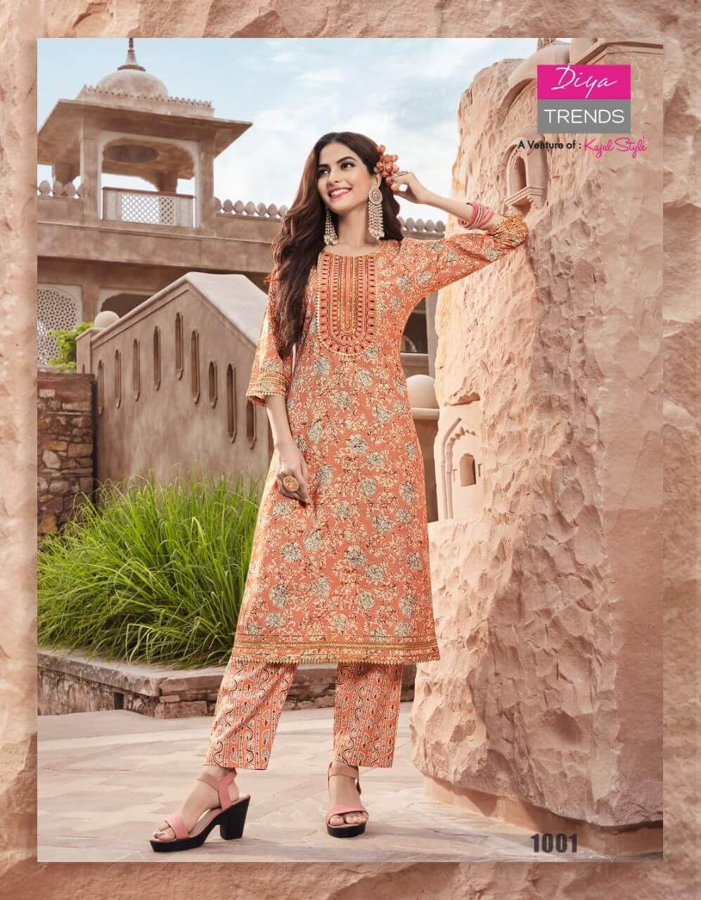 Diya Trends Goldy vol 1 Top Bottom Catalog in Wholesale, Buy Full Catalog of Diya Trends Goldy vol 1 at wholesale Price