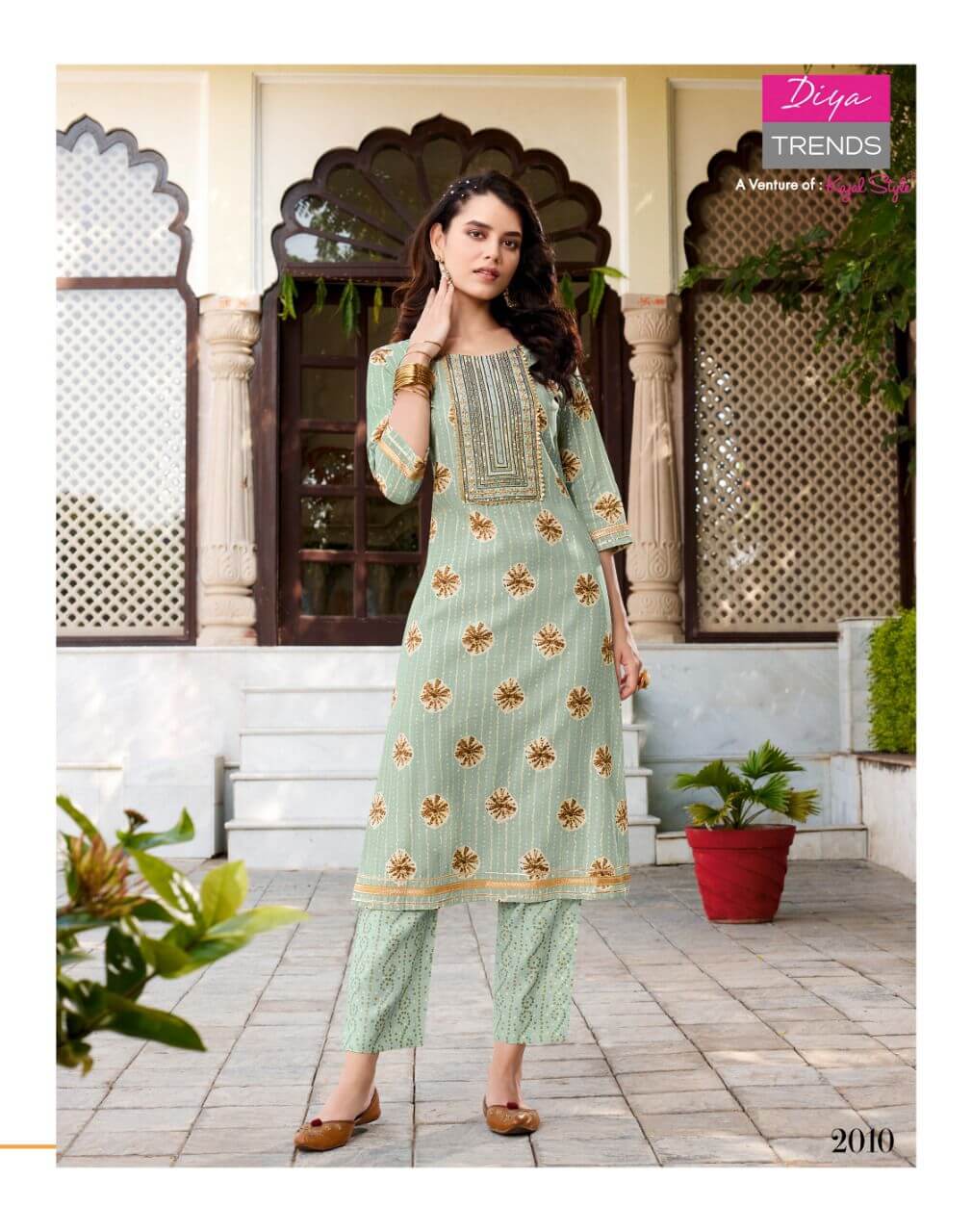 Diya Trends Goldy vol 2 Kurti with Pant Catalog, Buy Diya Trends Goldy vol 2 Kurti with Pant Full Catalog at Wholesale Rate Online