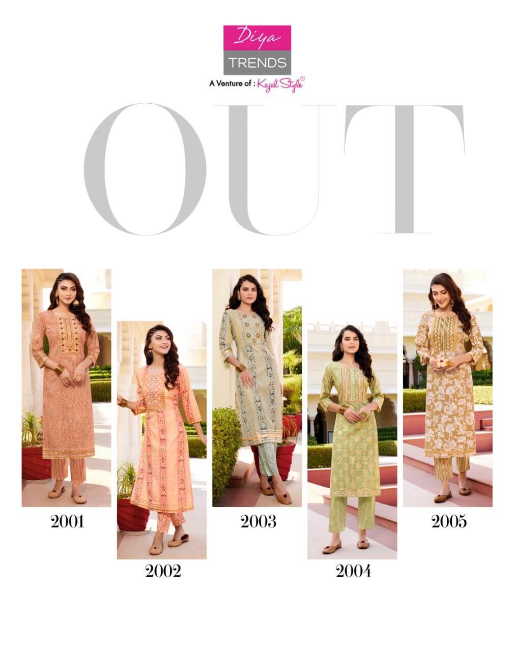 Diya Trends Goldy vol 2 Kurti with Pant Catalog, Buy Diya Trends Goldy vol 2 Kurti with Pant Full Catalog at Wholesale Rate Online