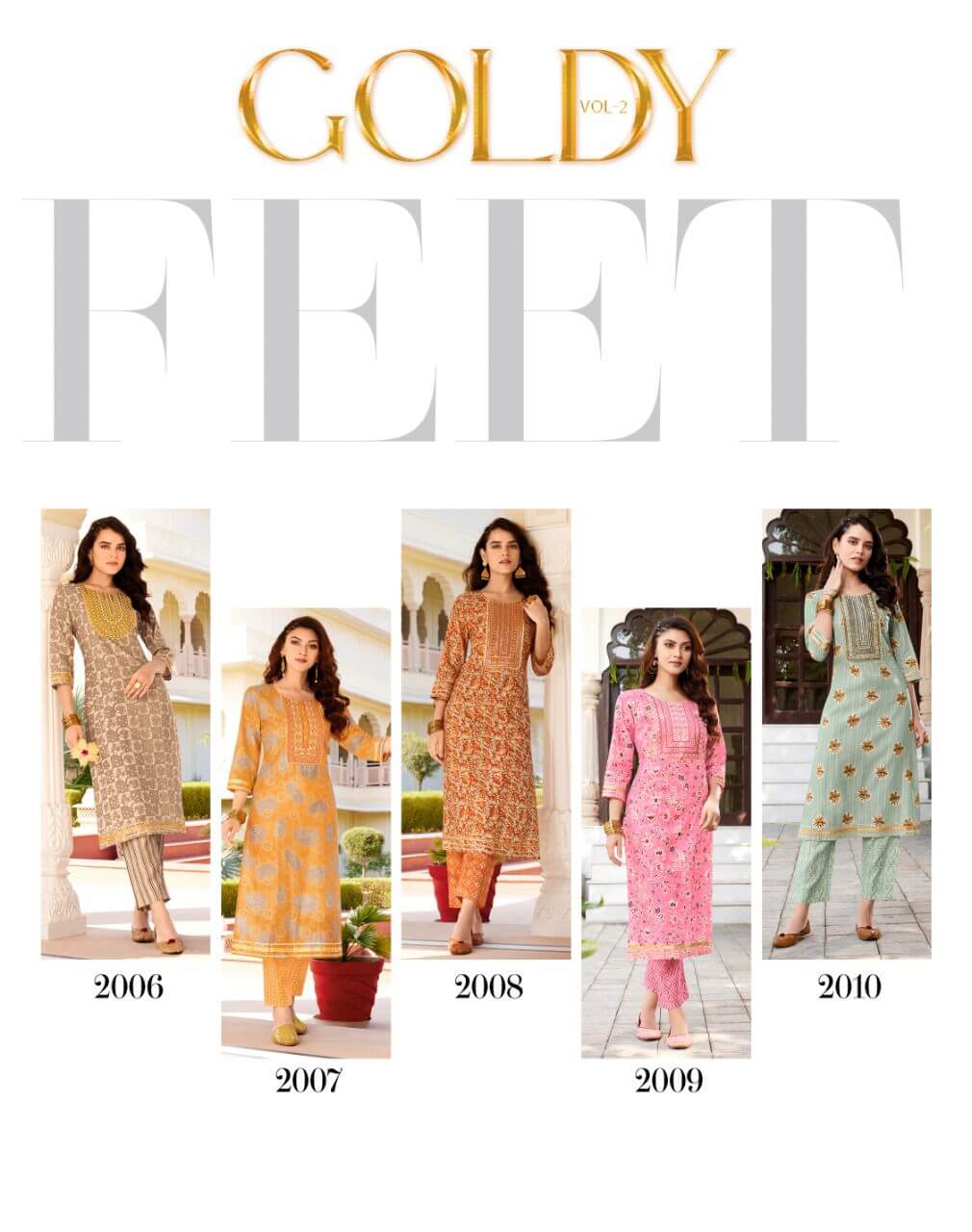 Diya Trends Goldy vol 2 Kurti with Pant Catalog, Buy Diya Trends Goldy vol 2 Kurti with Pant Full Catalog at Wholesale Rate Online