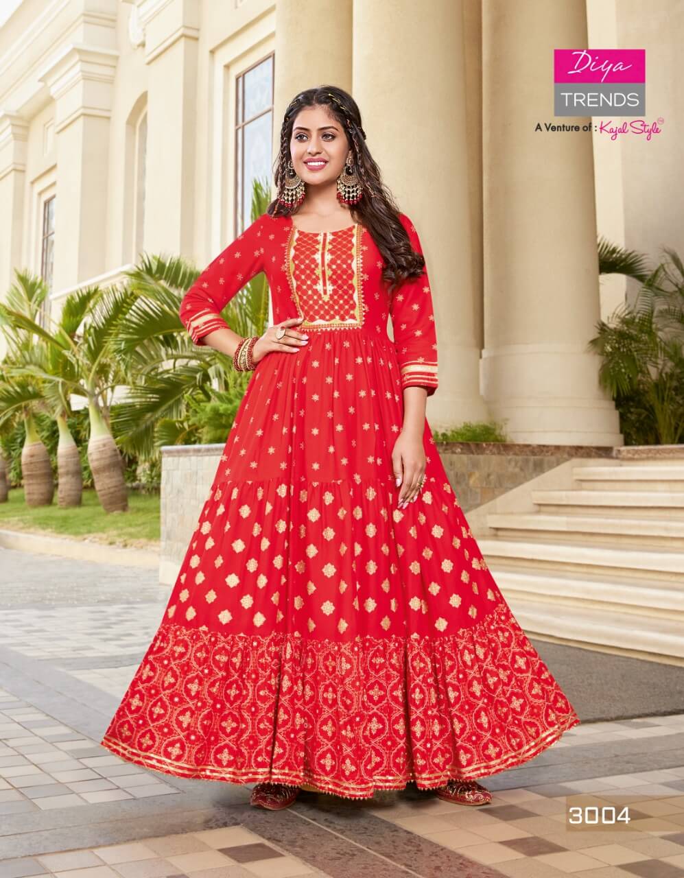 Diya Trends Groom Vol 3 Ladies Gowns Wholesale Catalog, Buy Groom vol 3 Full Catalog of Gowns at Wholesale Rate