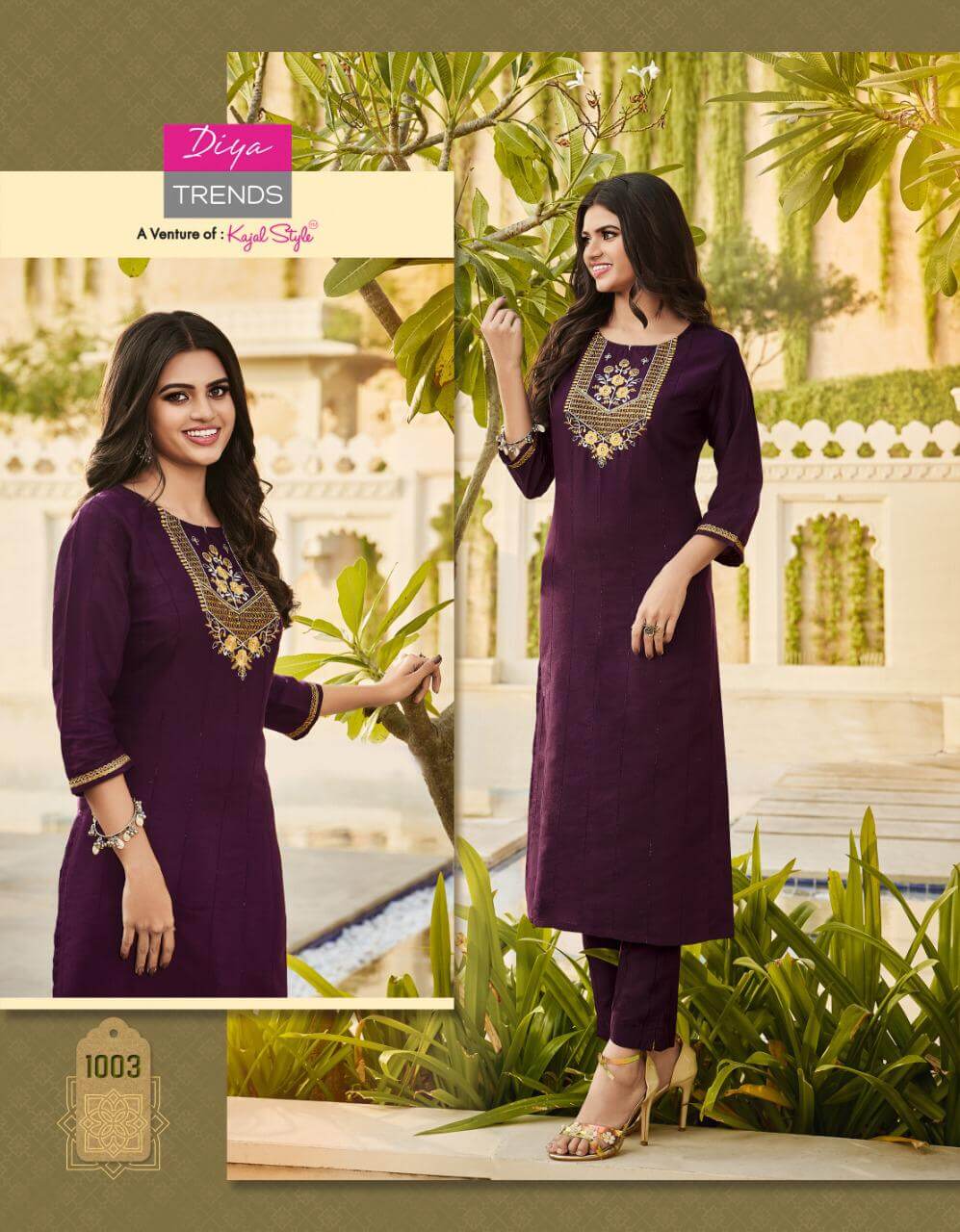 Diya Trends Mintra vol 1 Kurti with Pant Catalog in wholesale, Buy Diya Trends Mintra vol 1 Kurti with Pant Full Catalog in wholesale Price Online